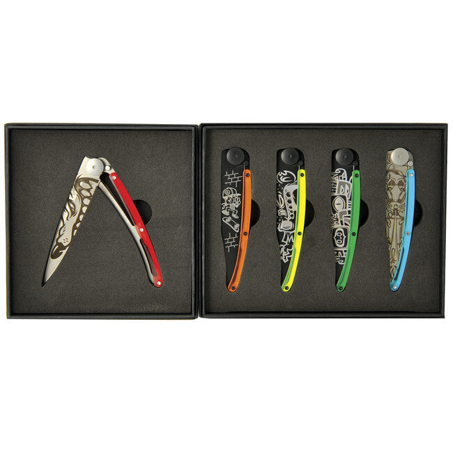 Deejo Tattoo Street set 5 cuțite