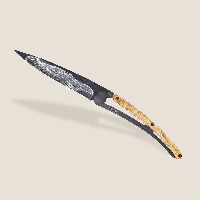 Deejo Black tattoo briceag olive wood cal cald