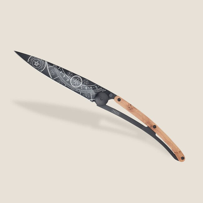 Deejo Fantasy briceag black juniper wood Esoteric