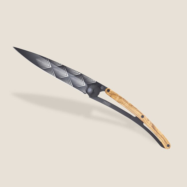 Deejo Giant briceag black Art Déco