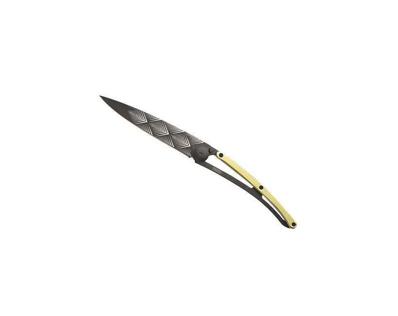 Deejo GOLD Tattoo briceag 23kt yellow Art Deco