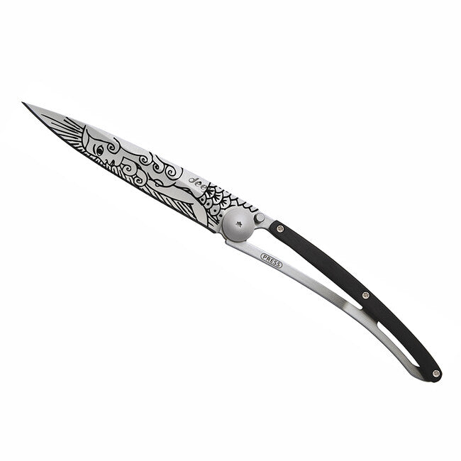 Deejo Tattoo briceag ebony wood Mermaid