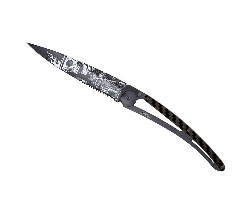 Deejo Tattoo Serration briceag carbon, Ride or Die