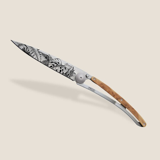 Deejo Tattoo briceag wood Jungle