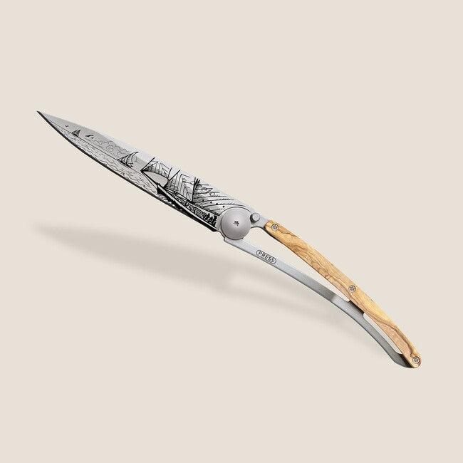 Deejo Tattoo wood briceag Sailing