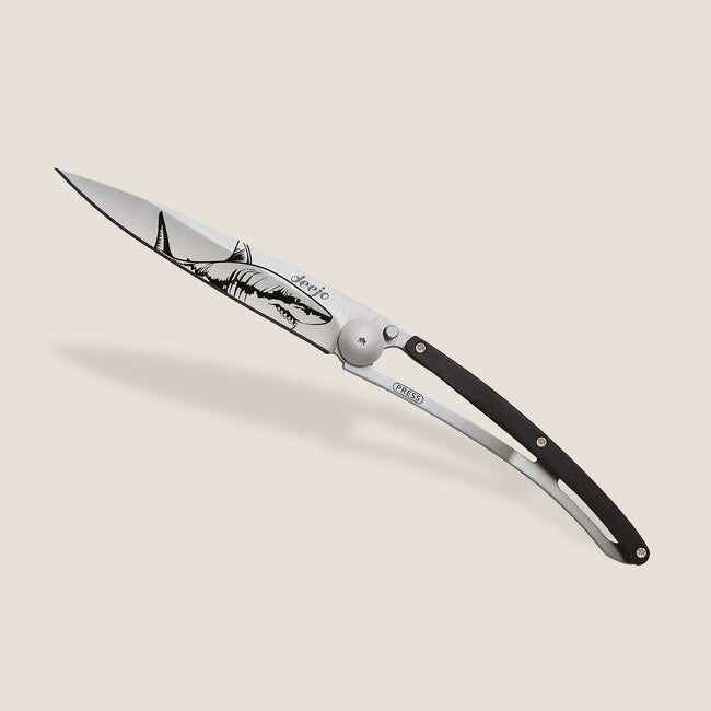 Deejo Tattoo wood briceag Shark