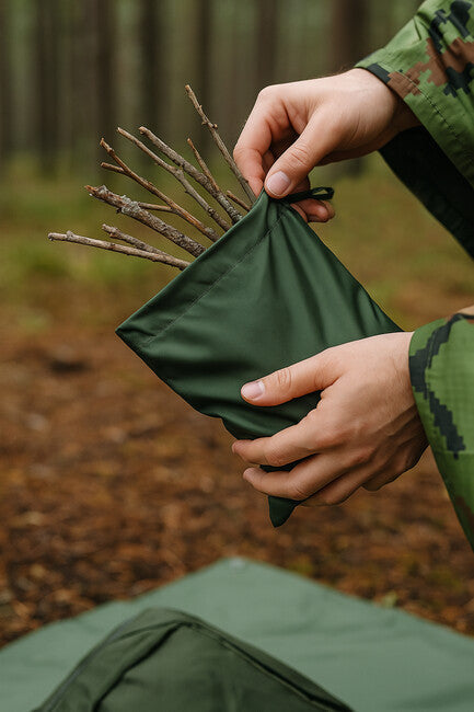 WARAGOD Lag poncho, C-Woodland