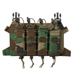 Direct Action® husă ușoară pentru 4 încărcătoare SMG, Woodland