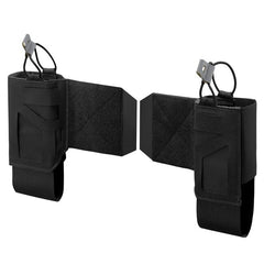 Direct Action® husă ușoară pentru walkie-talkie Cordura pentru veste, neagră