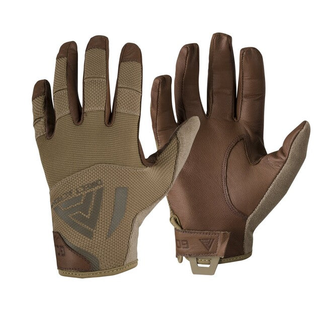Direct Action® Hard Gloves mănuși din piele, Coyote Brown