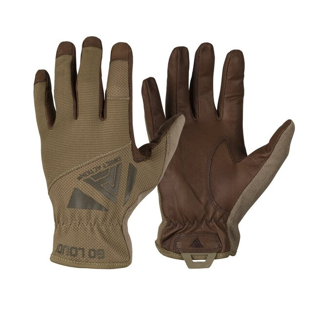 Direct Action® Light Gloves mănuși din piele, Coyote Brown