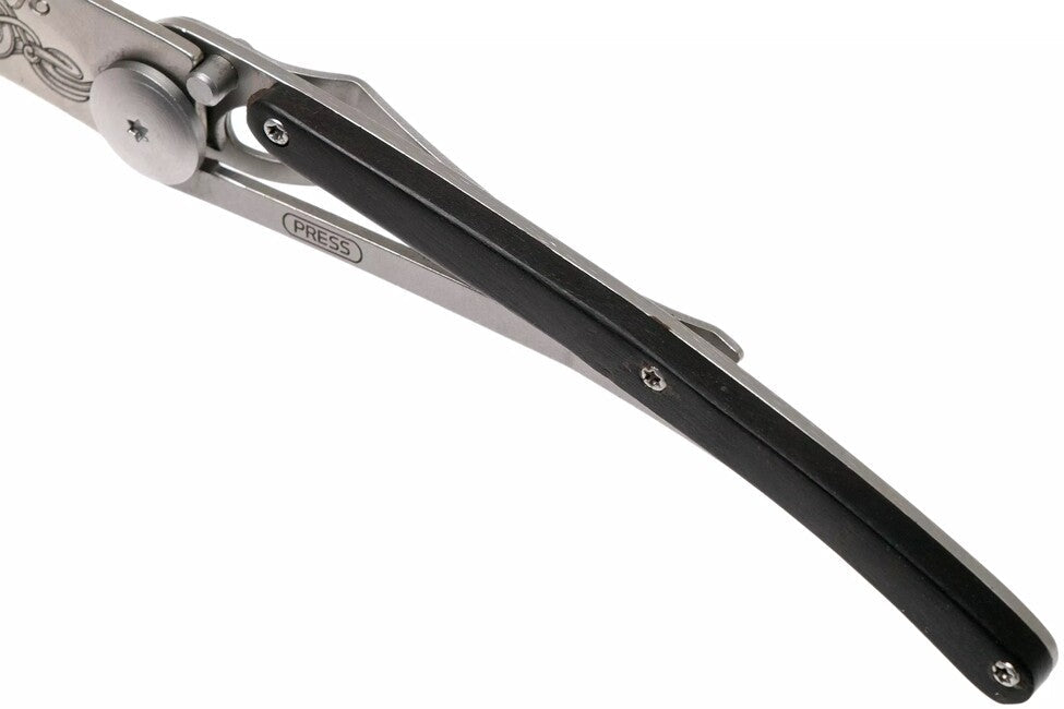Deejo Tattoo Viking briceag ebony wood
