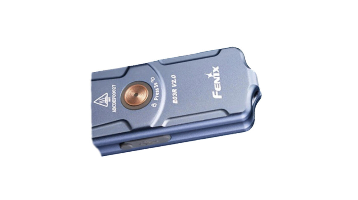 Fenix E03R V2.0 lanternă reîncărcabilă, albastră