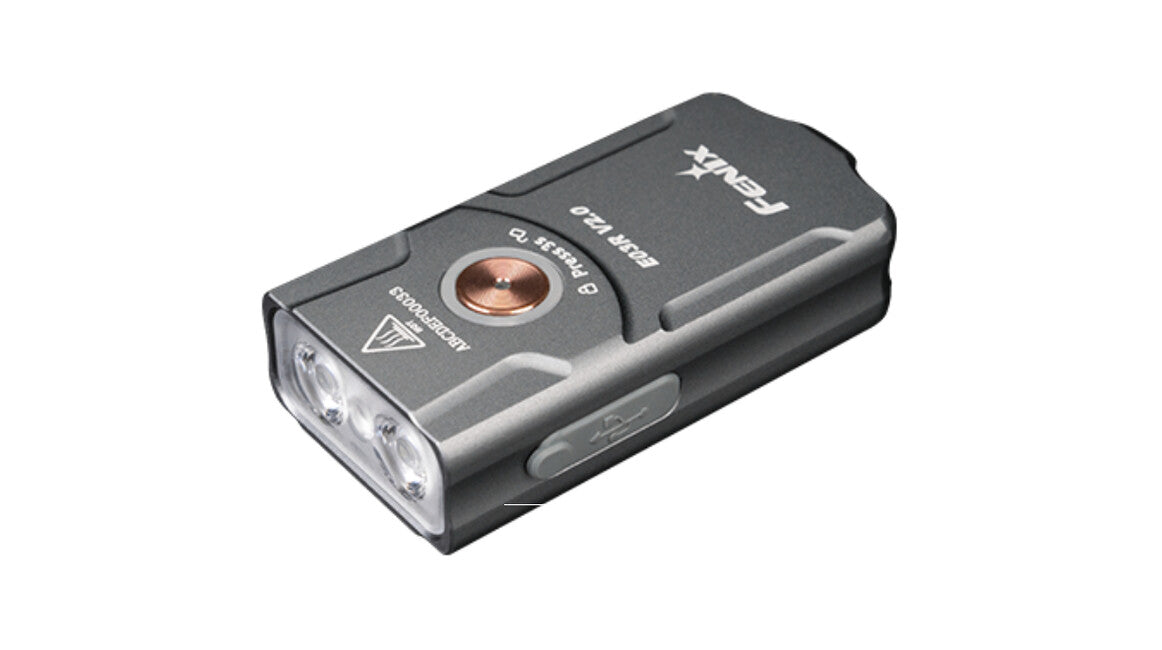Fenix E03R V2.0 lanternă reîncărcabilă, gri