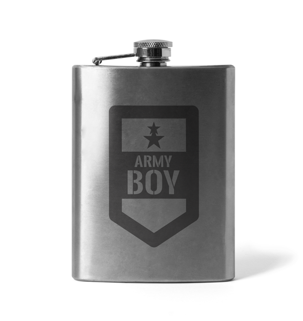 DRAGOWA Army boy ploscă gravată 210 ml