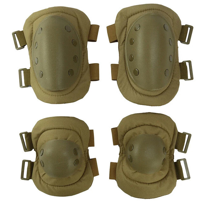Dragowa Tactical protecții tactice pentru genunchi și coate, kaki