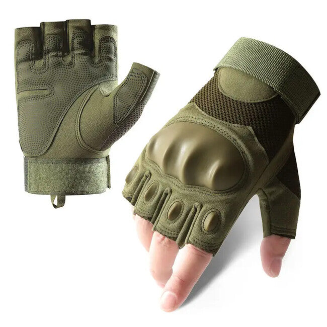 DRAGOWA TACTICAL Alfa short mănuși tactice, verzi