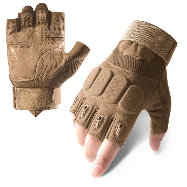 DRAGOWA TACTICAL Storm short mănuși tactice, khaki