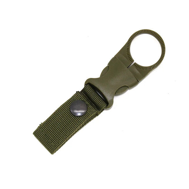DRAGOWA Tactical Oasis suport nylon pentru sticlă cu carabinieră turistic, verde