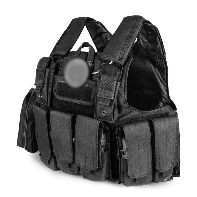 DRAGOWA Heavy Duty vestă tactică, neagră