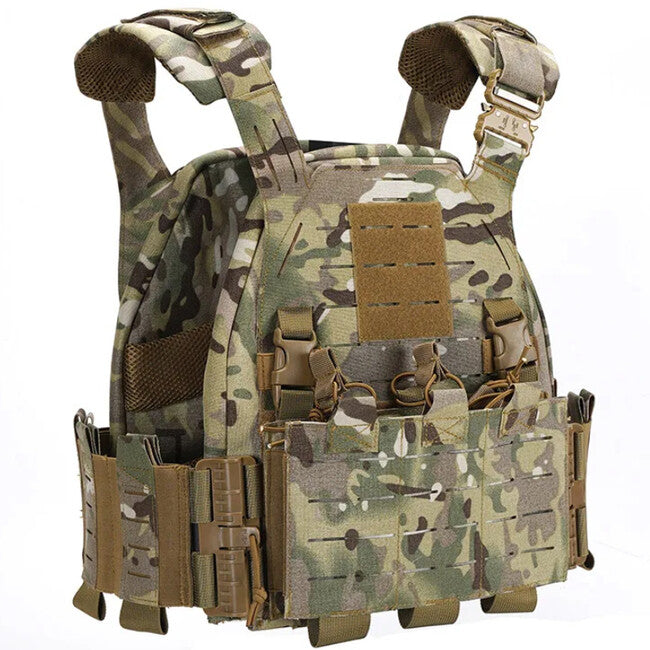 DRAGOWA vestă cu cataramă cu eliberare rapidă, Multicam