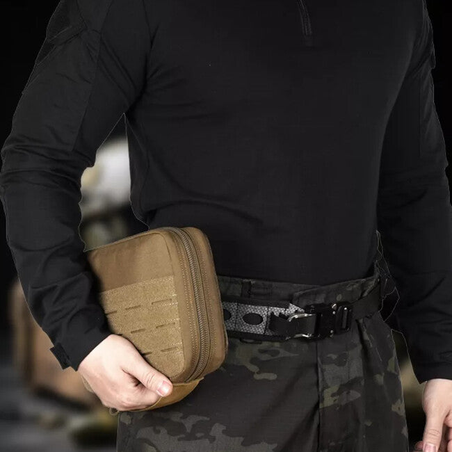 DRAGOWA Hubox geantă mică tactică, black camo