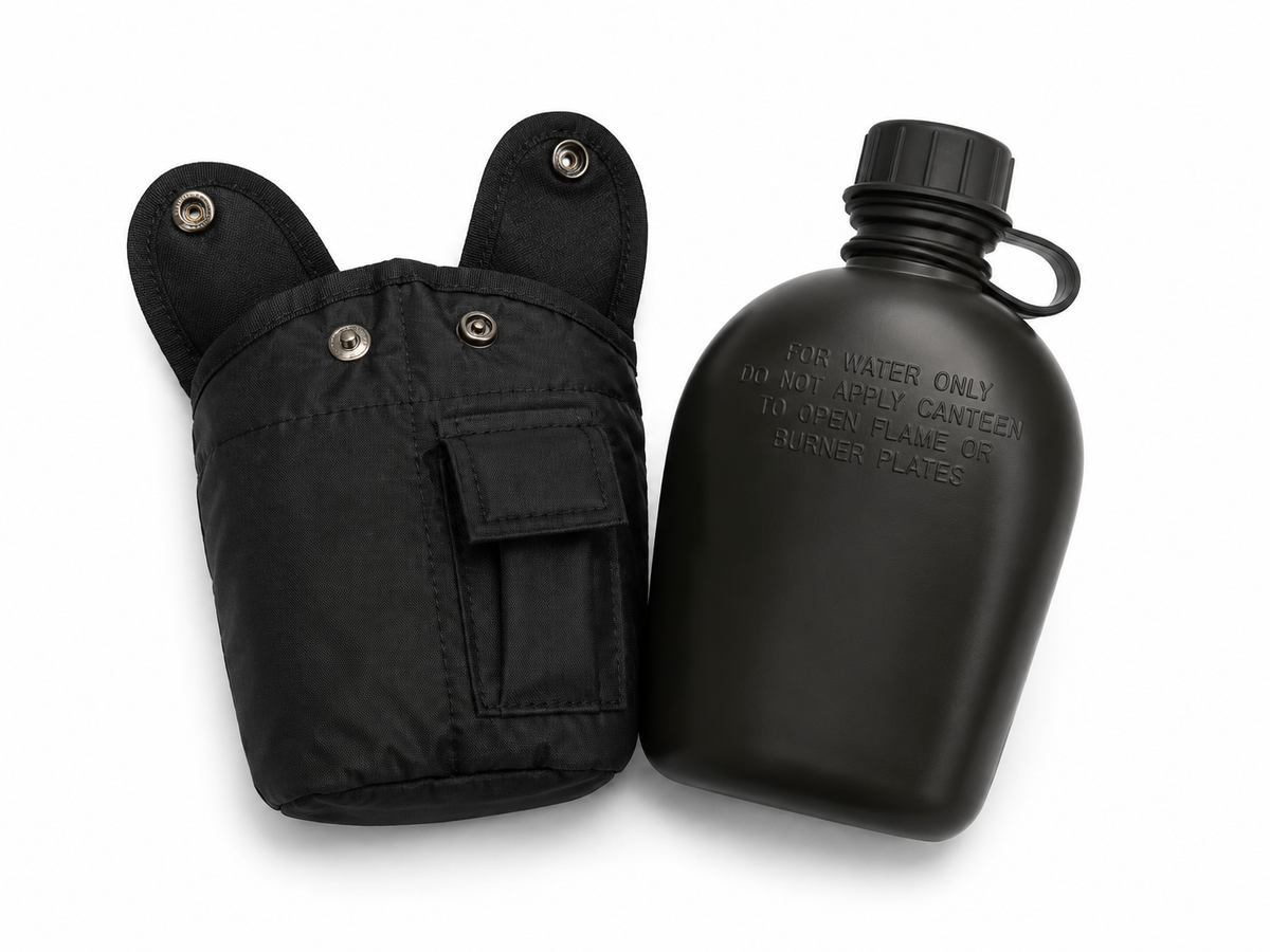 Dragowa Tactical ploscă 1L, neagră