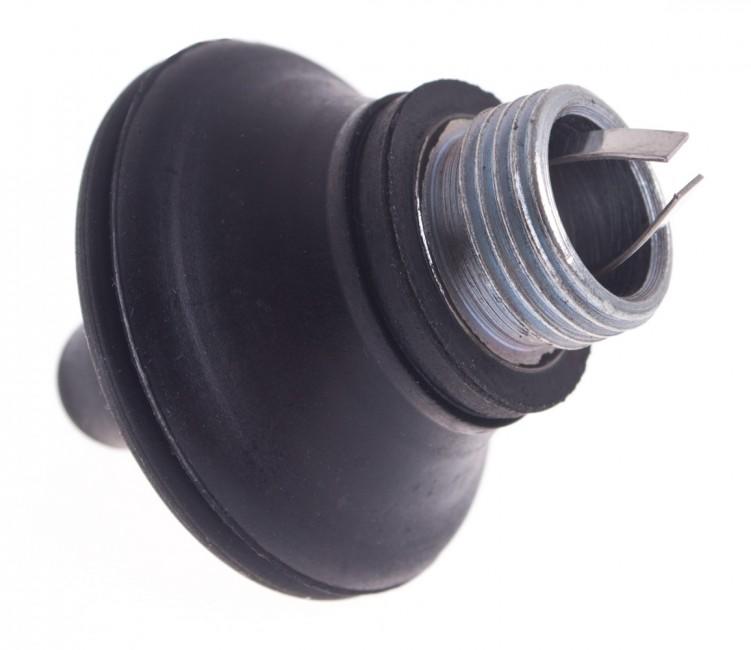 ESP capac din cauciuc BE-04 pentru baston telescopic cu țăruș din oțel călit, negru