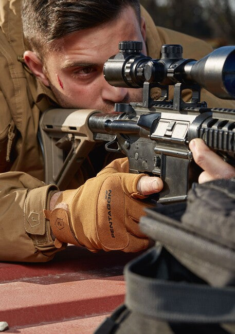 Pentagon Duty Mechanic 1/2 mănuși fără degete, Coyote