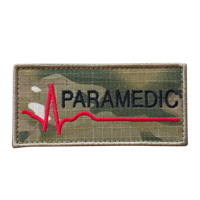WARAGOD Emblemă Embroidery Paramedic Patch de camuflaj din țesătură