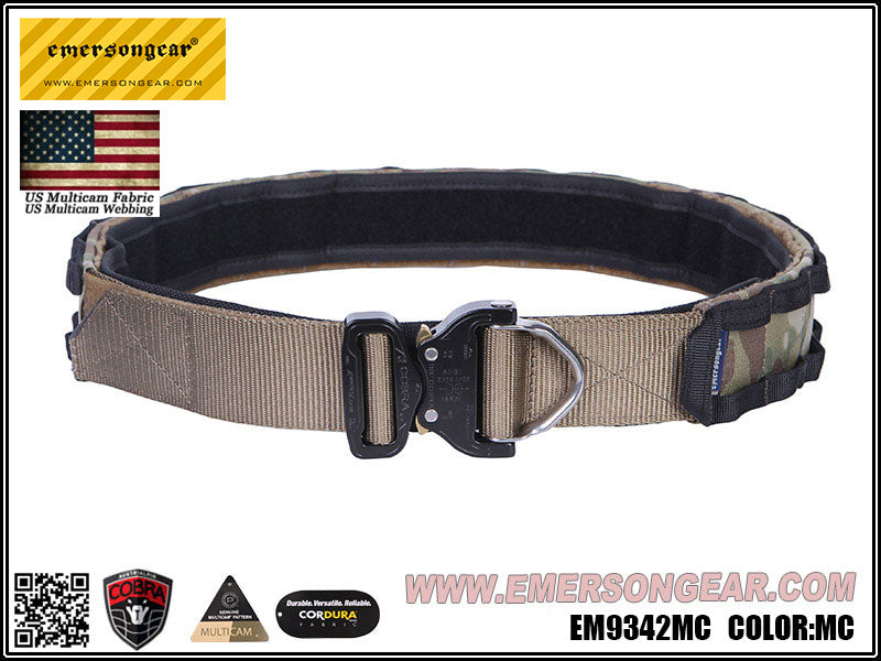 Emersongear Cobra D-Ring centură de luptă, multicam, L