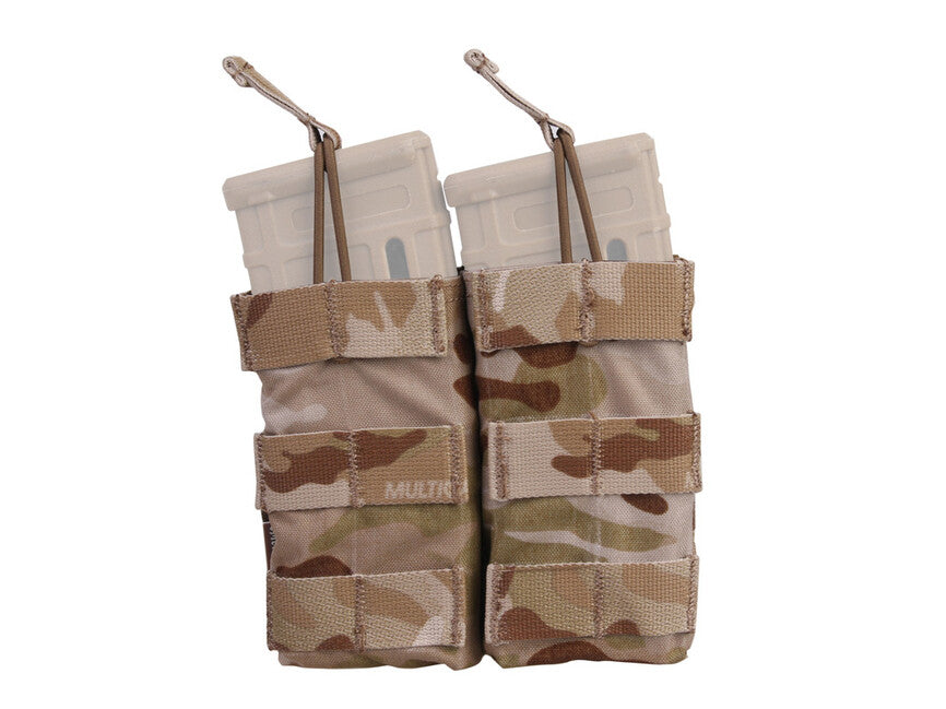 Emersongear husă modulară deschisă dual pentru încărcătoare 5.56, Multicam Arid