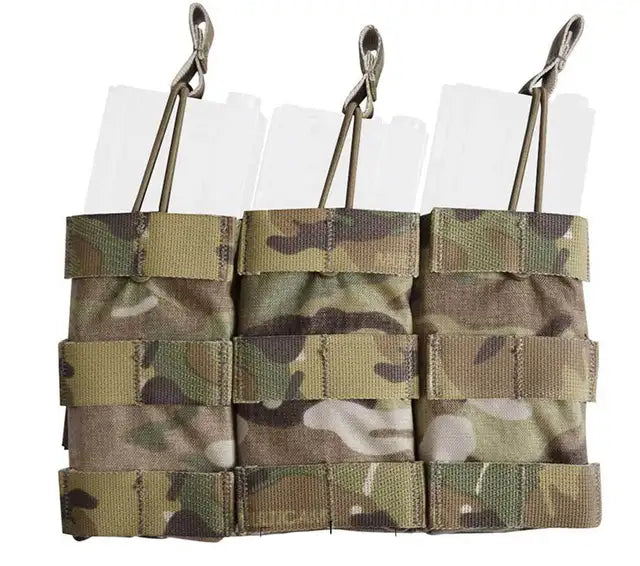 Emersongear husă modulară triplă pentru încărcătoare cu vârf deschis 500D, multicam