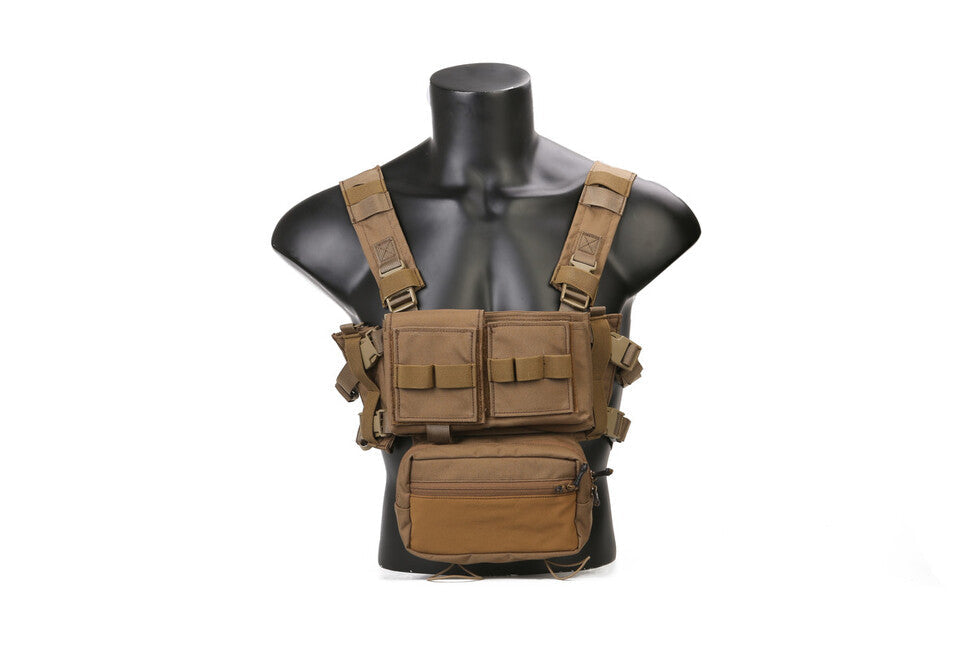 Emersongear Micro Fight Chissis MK3 Chest rig 500D, coyot