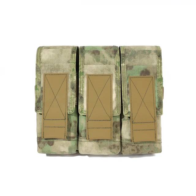Emersongear Battlefield husă triplă pentru încărcătoare 500D 7.62, a-tacs foliage green