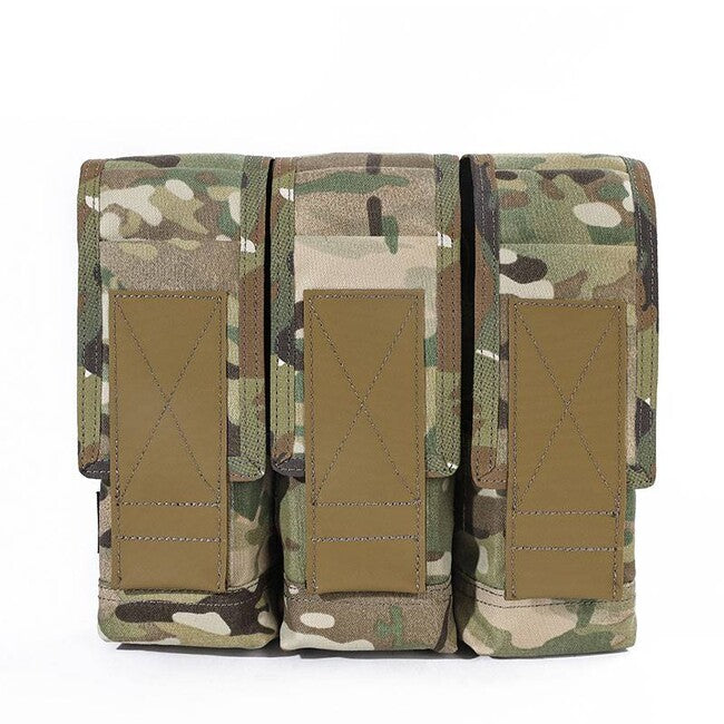Emersongear Battlefield husă triplă pentru încărcătoare 7.62, multicam 500D