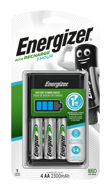 Energizer ENR 1HR Charger EU încărcător baterii 4AA 2300 mAh