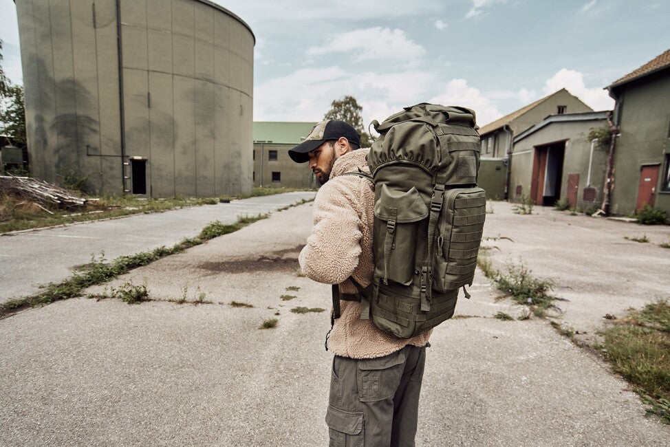 Brandit Kampfrucksack rucsac tactic MOLLE, flecktarn 65l
