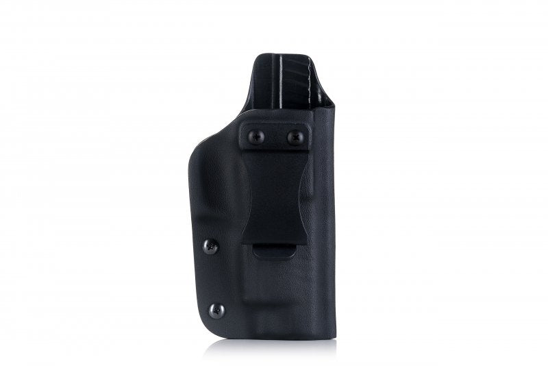 Falco IWB kydex toc de interior pentru curea compatibil cu pistolul Glock 19, negru dreapta