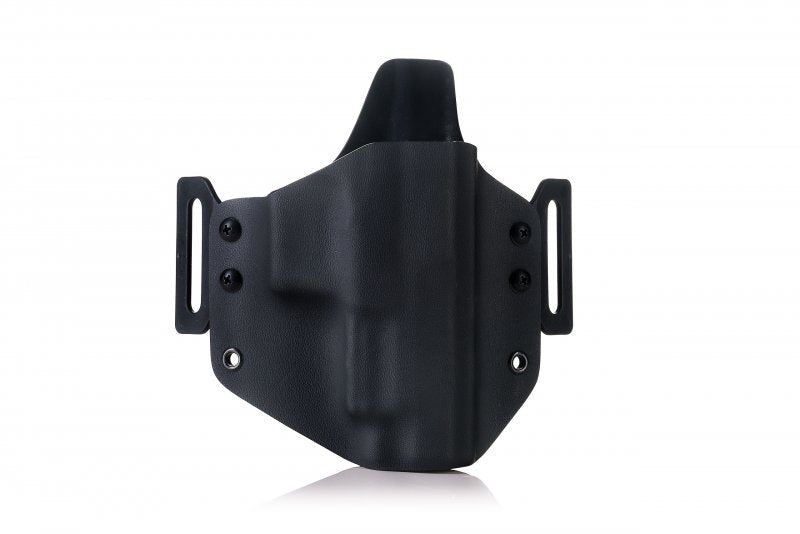 Falco kydex toc pentru curea pancake compatibil cu pistolul Glock 19, negru dreapta