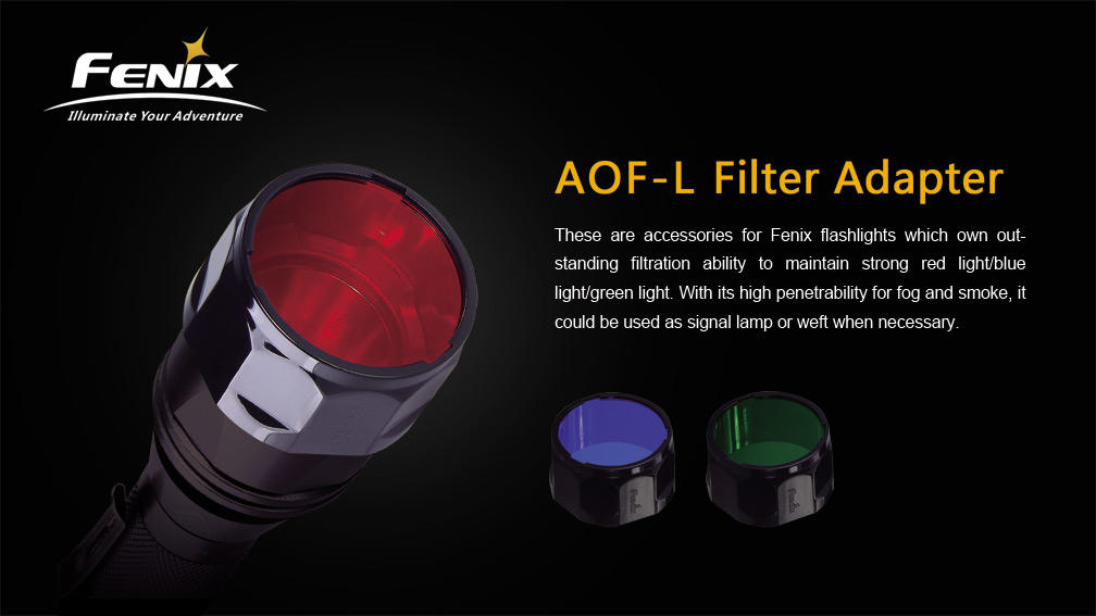 Fenix AOF-M filtru pentru lanterne, roșu