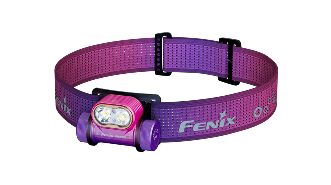 Fenix HM55R lanternă frontală reîncărcabilă, nebula