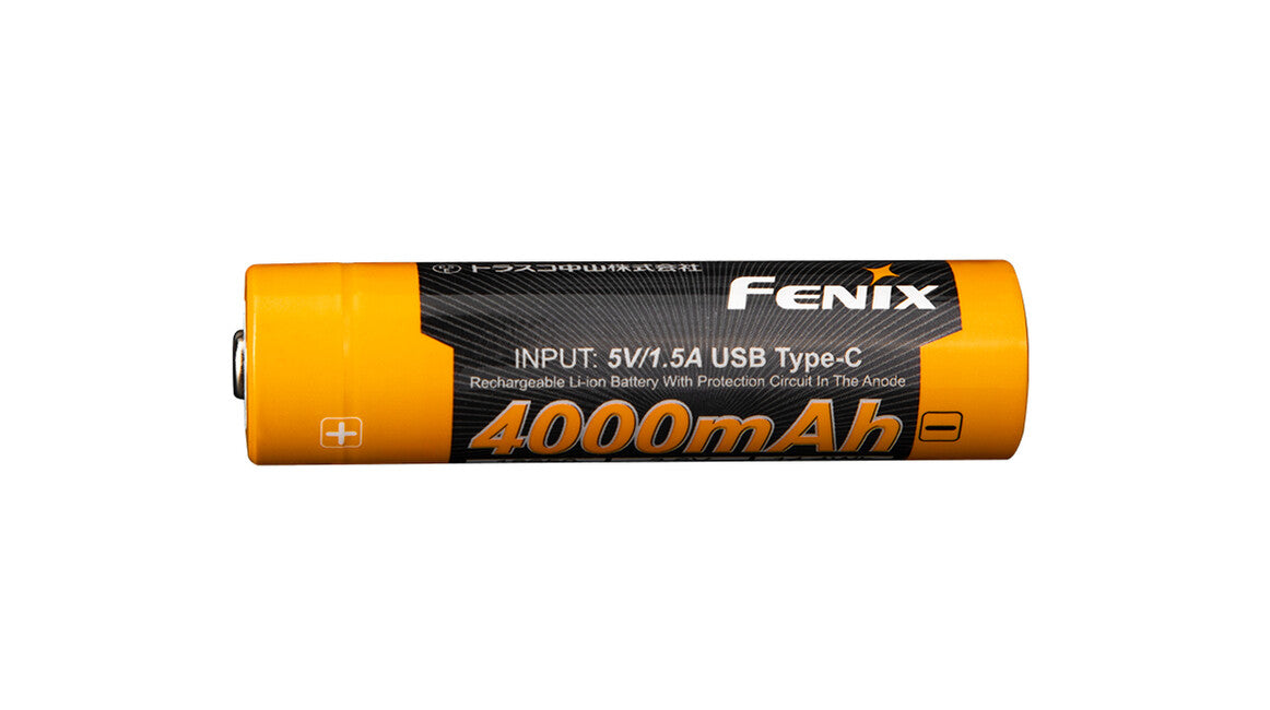 Fenix 18650 baterie USB-C reîncărcabilă 4000 mAh (Li-Ion)