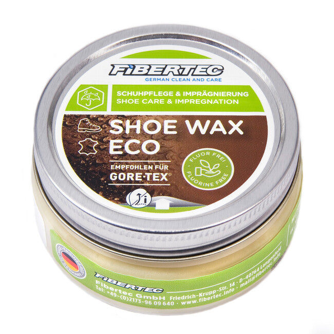 Fibertec Shoe Wax Eco îngrijire intensivă a pielii pentru bocanci de trekking de munte, 100 ml