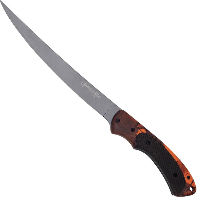 Haller Filetier briceag de pescuit Griff, orange/camo