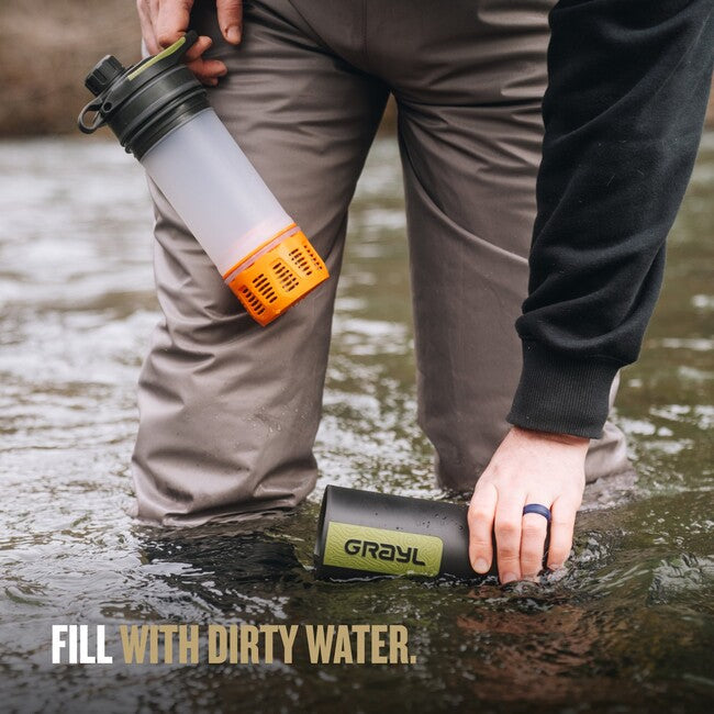 GRAYL Geopress Purifier sticlă de filtrare 710 ml, black camo
