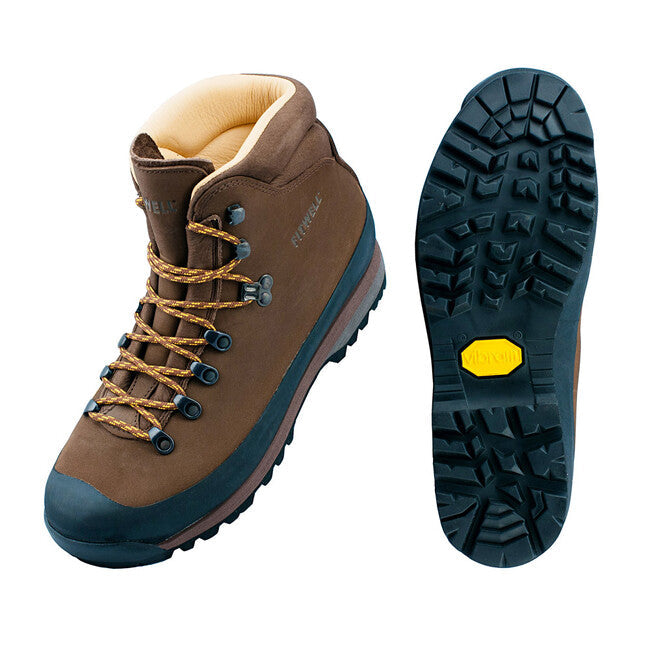 Fitwell Yuma bocani de trekking cu căptușeală din piele, brown