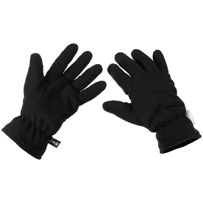 MFH mănuși fleece cu izolație 3M™ Thinsulate™, negre