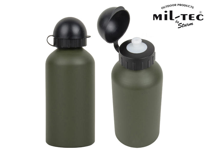 Mil-Tec sticlă din aluminiu 0,5l, oliv