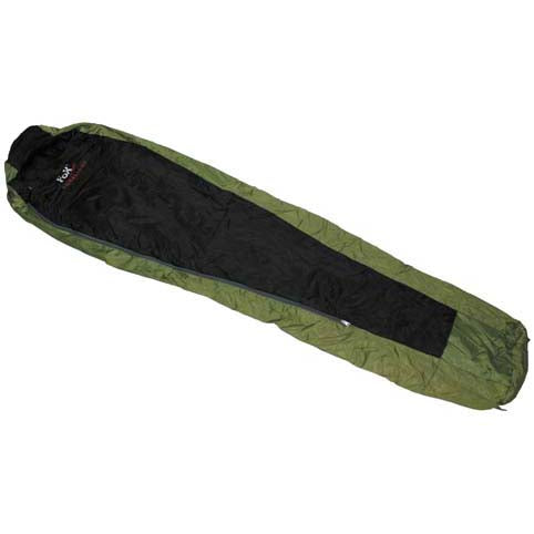 Fox Duralight sac de dormit ușor +2°C / +18°C, oliv-negru